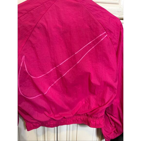 Nike Sportswear Girls Woven Full Zip Lightweight Track Jacket Pink Size Large - Picture 7 of 7